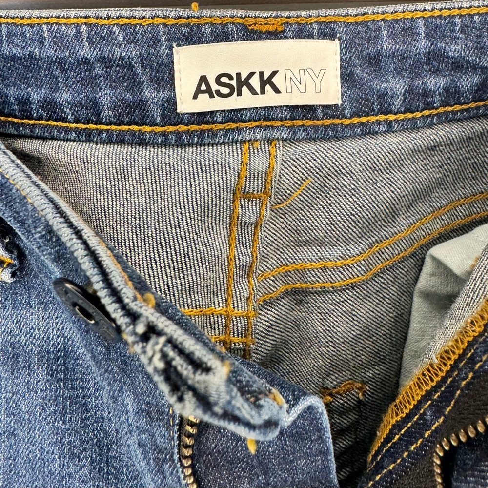 ASKK NY Brighton Wide leg NWT • Size 26 • Color: Mercury - Picture 9 of 9